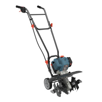 PRODUCTS | Senix 4QL 8 in. x 15 in. 46 cc 4-Cycle Gas Powered Tiller Cultivator - Blue - TL4QL-L1